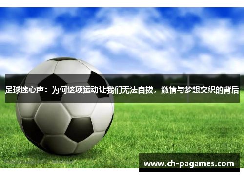 足球迷心声：为何这项运动让我们无法自拔，激情与梦想交织的背后