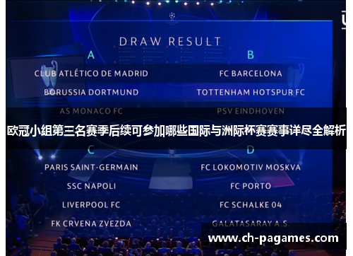 欧冠小组第三名赛季后续可参加哪些国际与洲际杯赛赛事详尽全解析 欧冠小组第三名赛季后续可参加哪些国际与洲际杯赛赛事详尽全解析